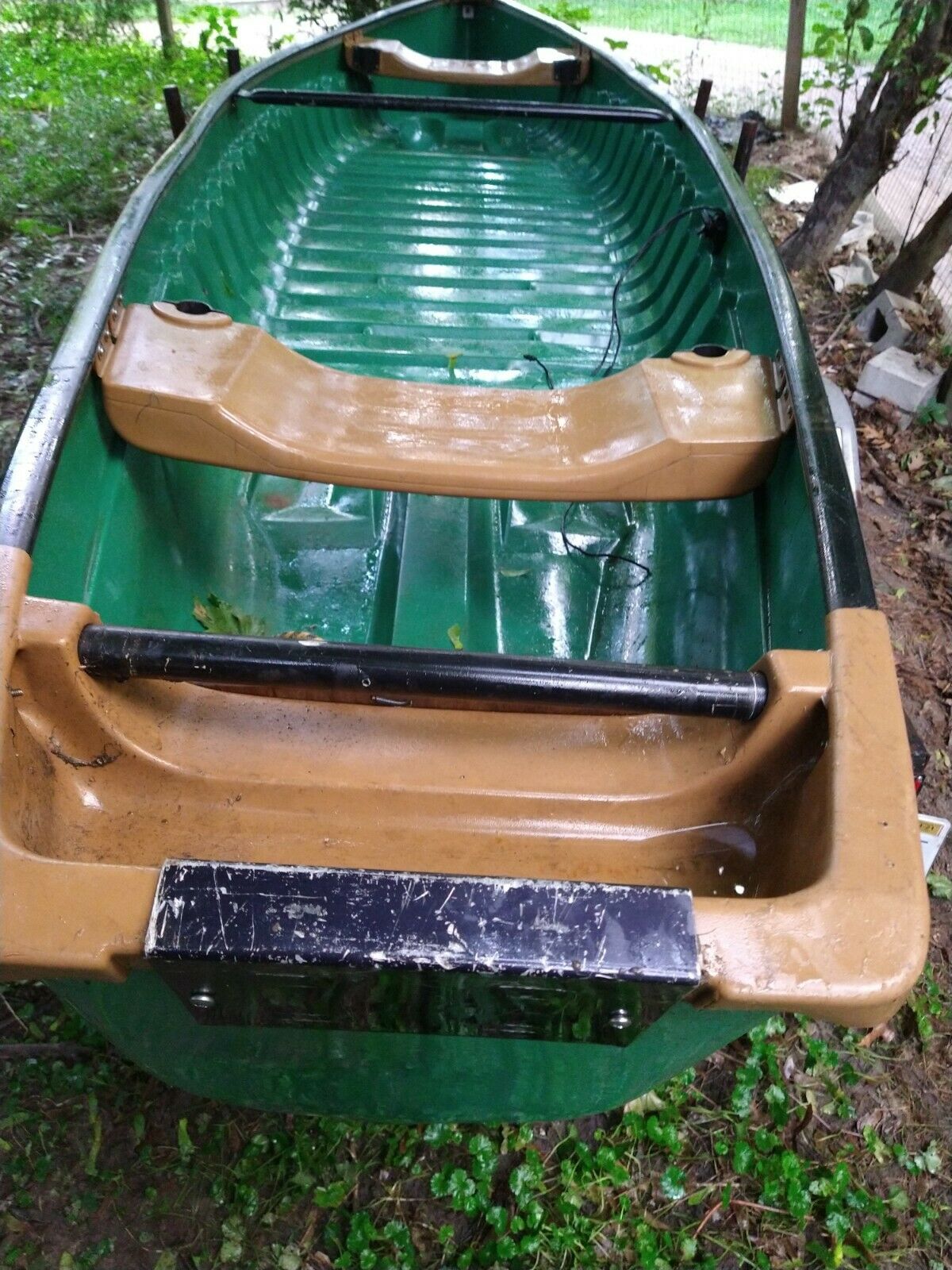 Pelican Bayou 16' Canoe, trailer, trolling motor.