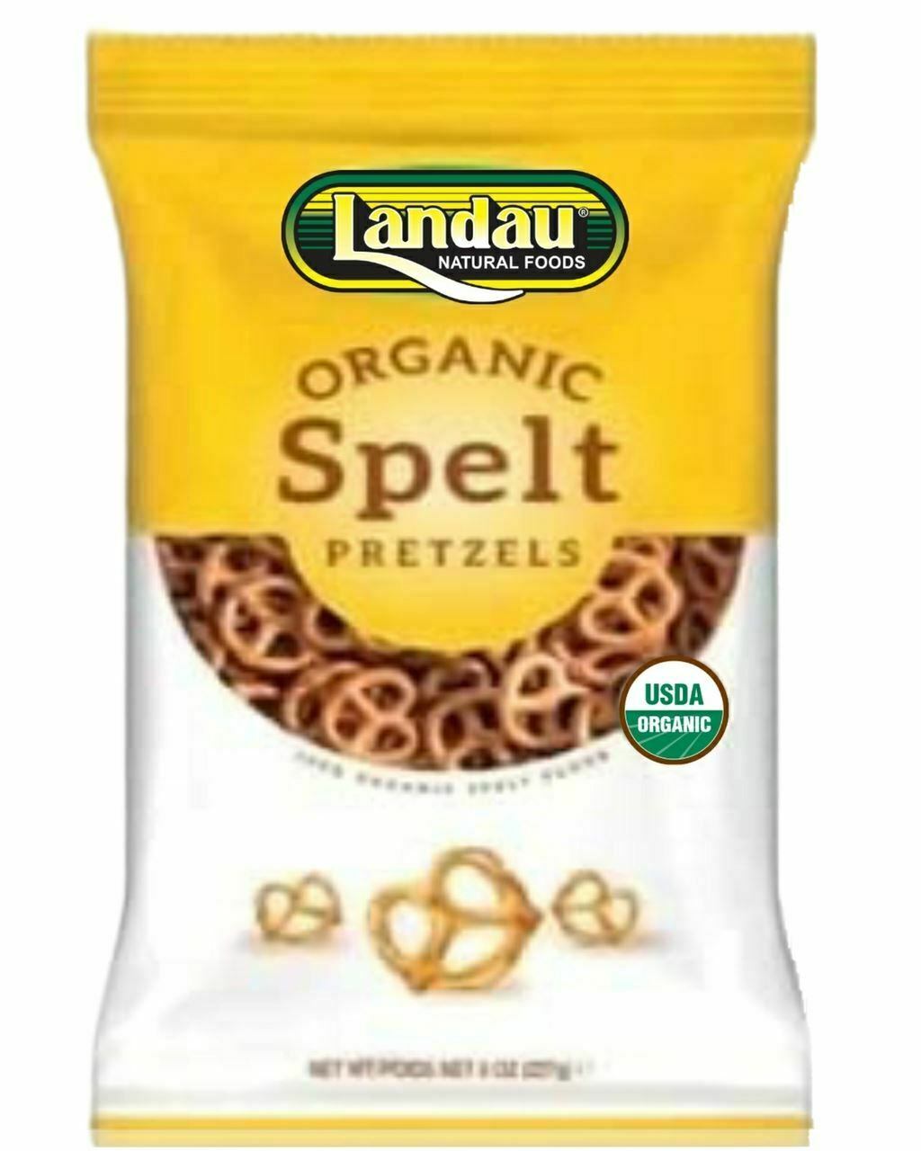 Landau Organic Spelt Pretzels Salted, 8 Oz.