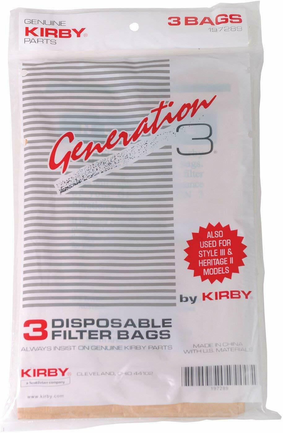 6 Genuine Kirby Vacuum Cleaner Bags G3 G4 G5 G6 G7 Sentria Ultimate Diamond Bag