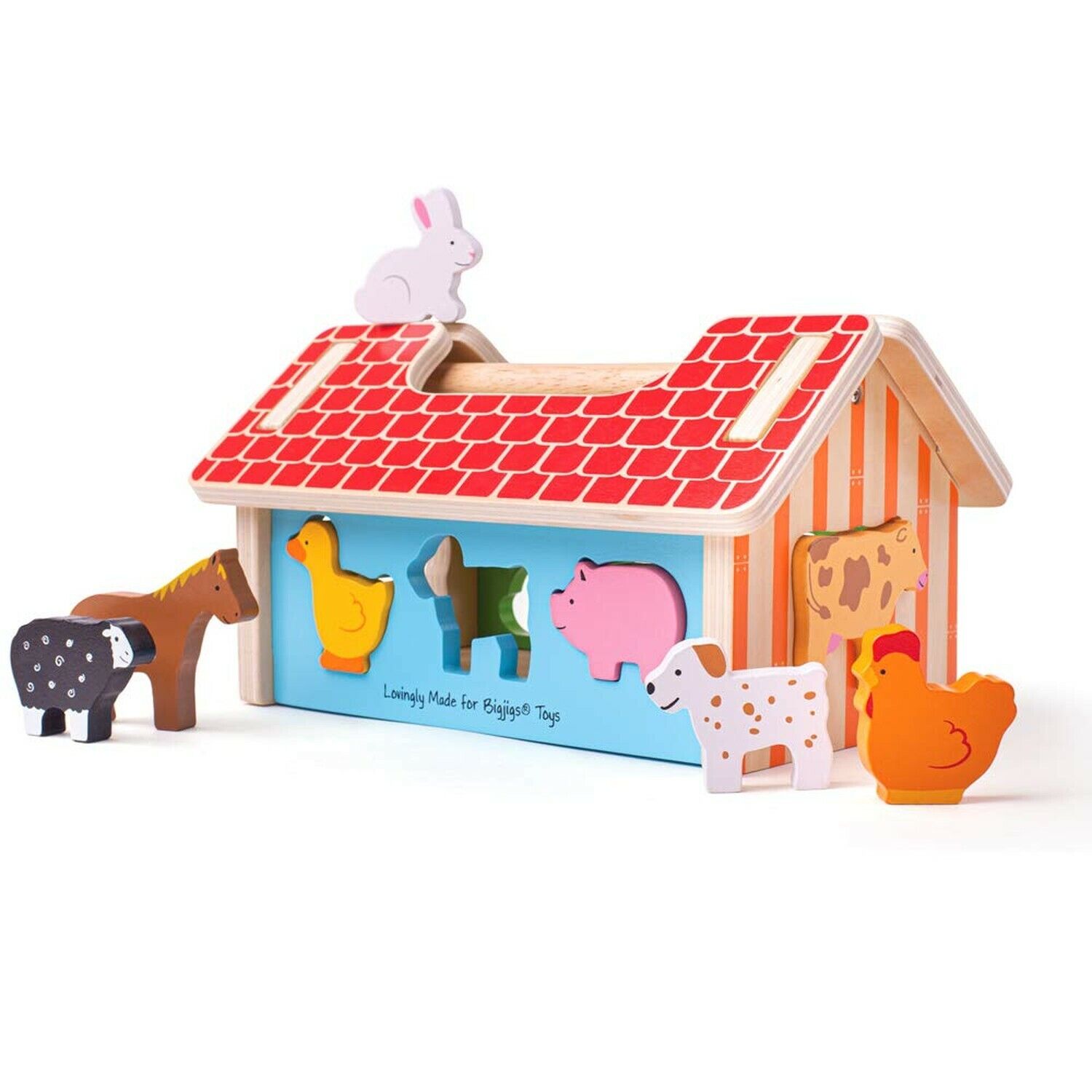 Bigjigs Toys Farmhouse Sorter