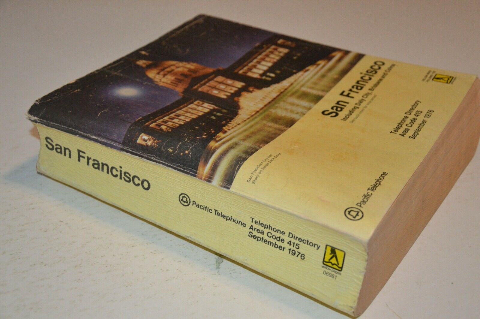 1976 San Francisco Pacific Telephone Directory/ Book / Yellow Pages..Daly City..