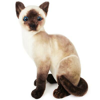 Stefan The Siamese Cat | 14 Inch Stuffed Animal Plush | By Tiger Tale Toys