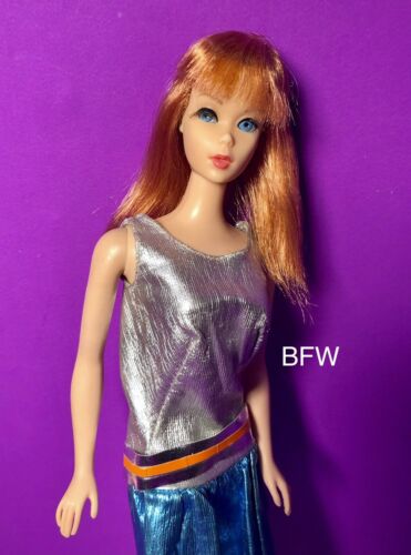 Vintage 1967 Tnt Barbie #1160 Redhead Titian Hair & Zokko Rare Htf
