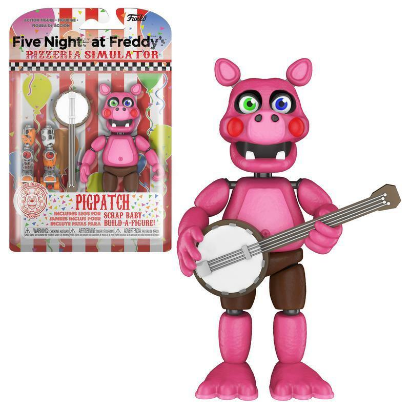 Funko Fnaf Pigpatch Articulated Action Figure New On Hand