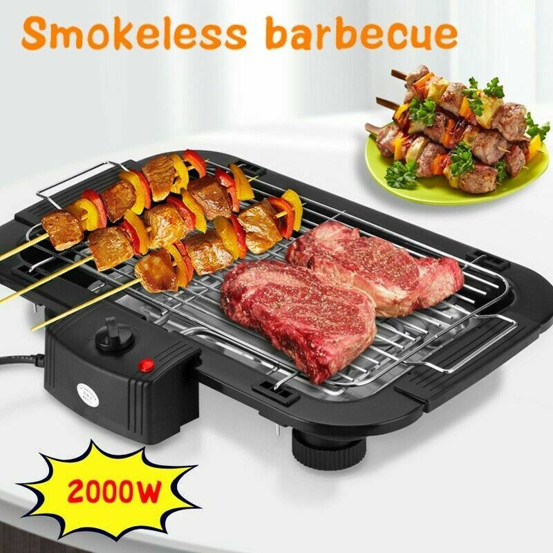 Indoor/outdoor Portable  Electric Barbecue Grill Cooking Bbq