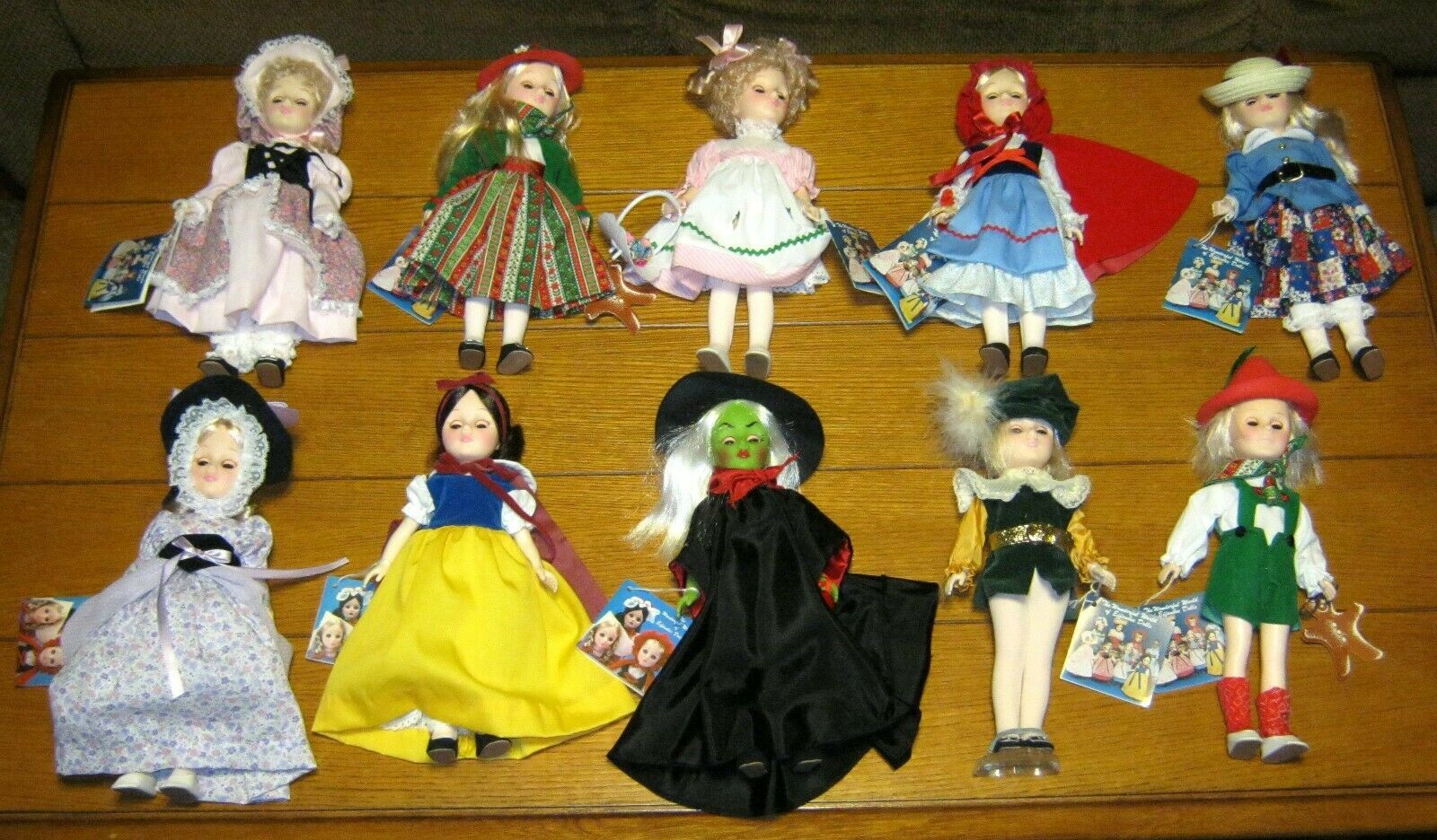 Effanbee Large Doll Collection  10 Different  1983 -1985  W/Snow White + Witch