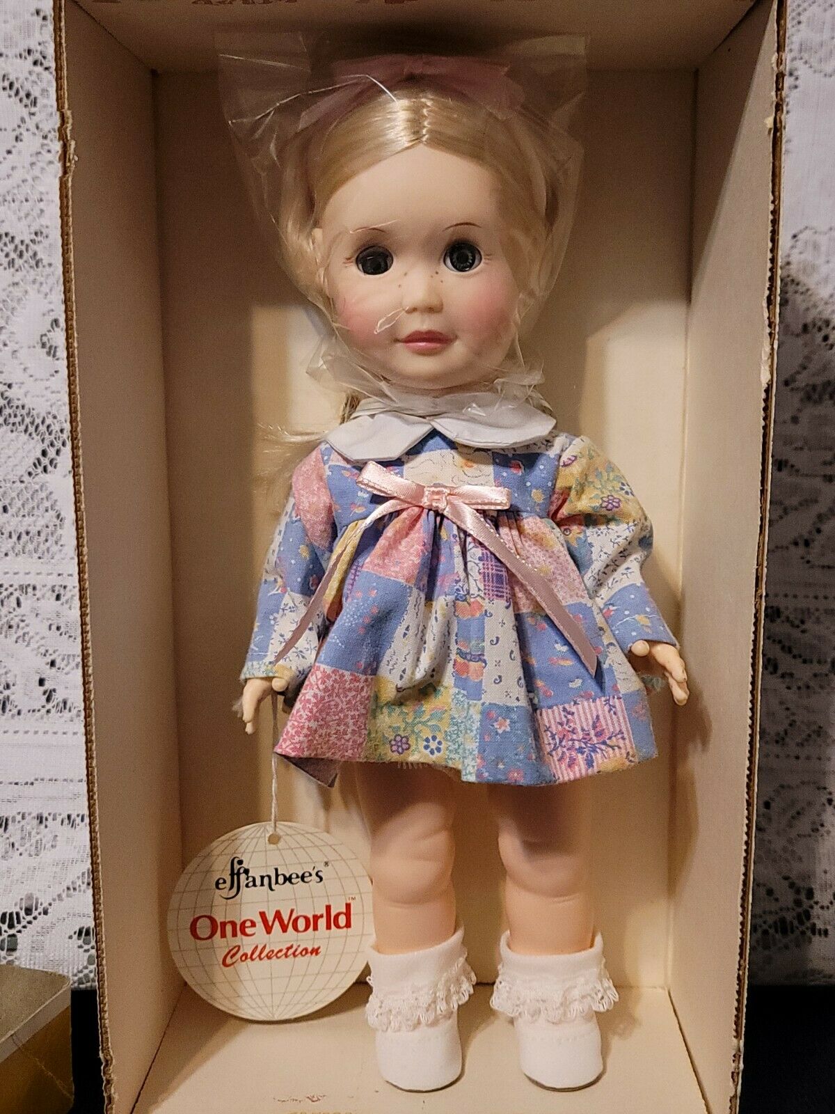 1983 Effanbee's One World Collection Doll - #1410 Jane - New In Original Box