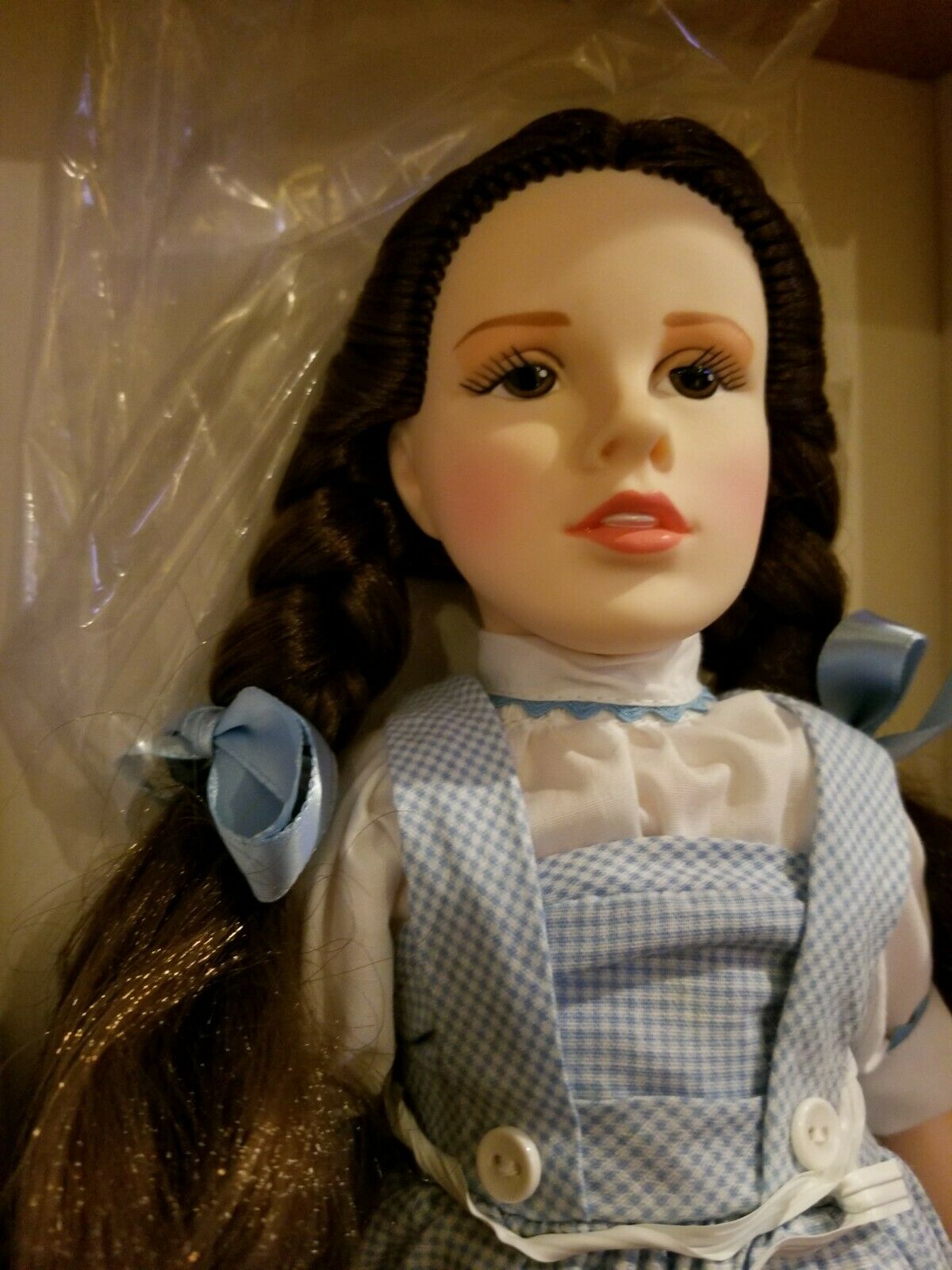 Vintage ~ 1984 Effanbee Judy Garland As Dorothy Doll, Wizard Of Oz, 15" W/ Toto